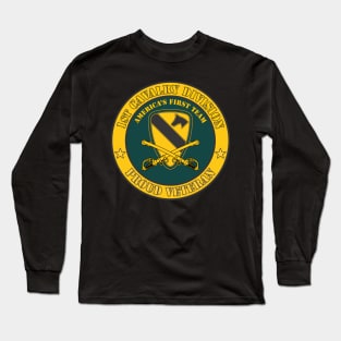 1st Cavalry Division Veteran Long Sleeve T-Shirt